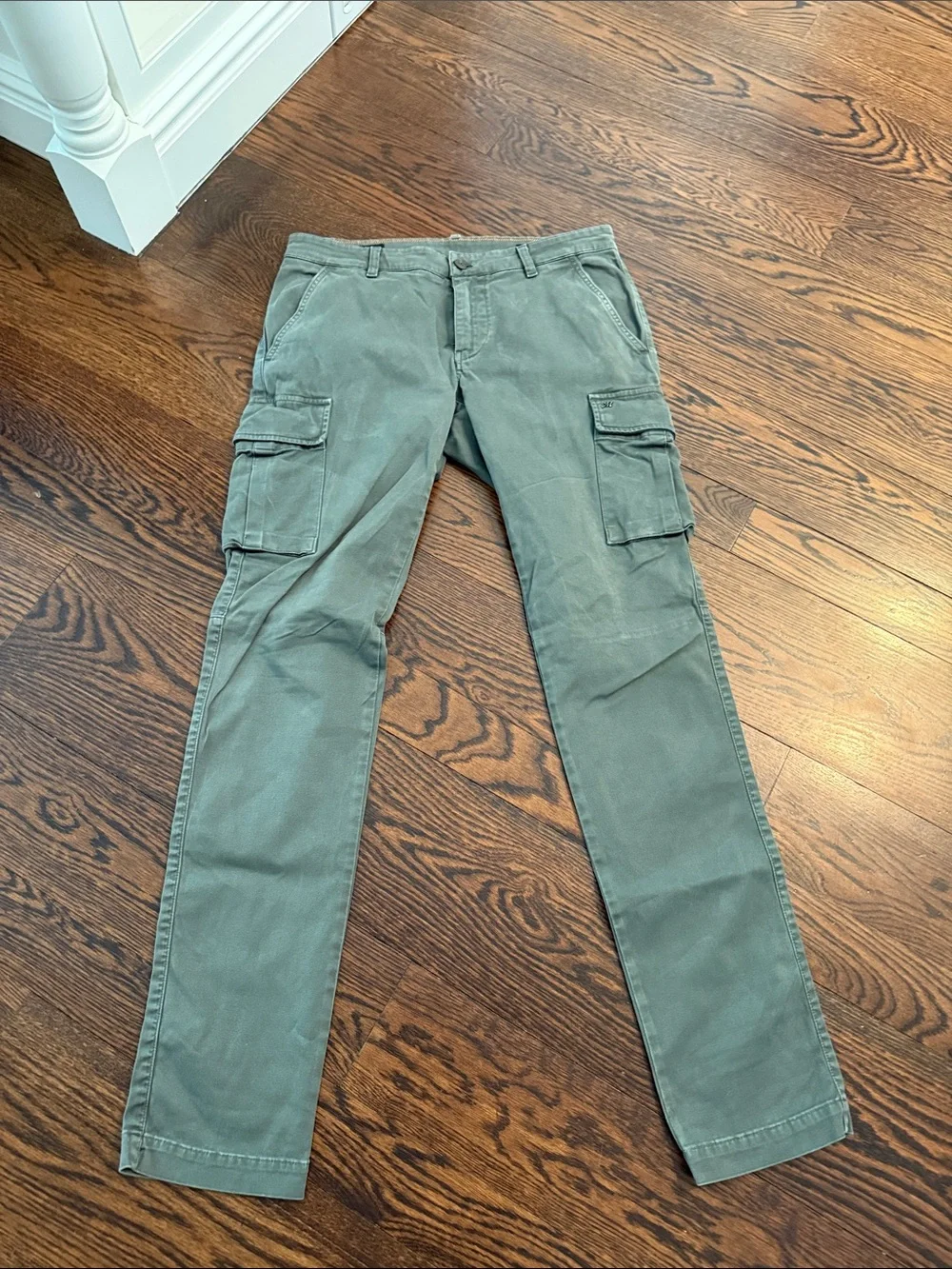 Mason Olive Green Cargo Pants with Utility Pockets